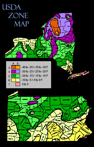 hardiness zone map